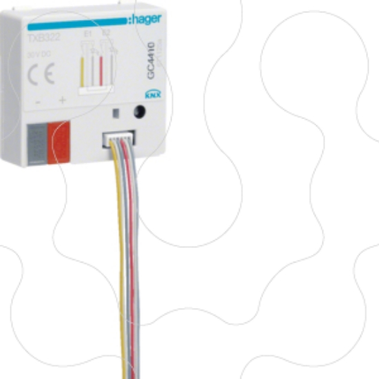 Imagem de Mod. 2 entr. + 2 saidas Leds KNX
