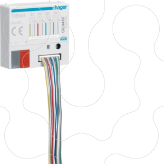 Imagem de Mod. 4 entr. + 4 saidas Leds KNX