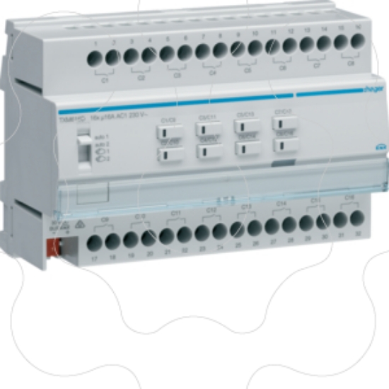 Imagem de Actuador bin./est. 16 canais 16A Cap KNX