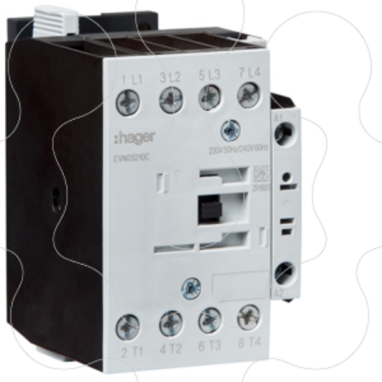 Imagem de Contactor 4P 22A 24 VDC