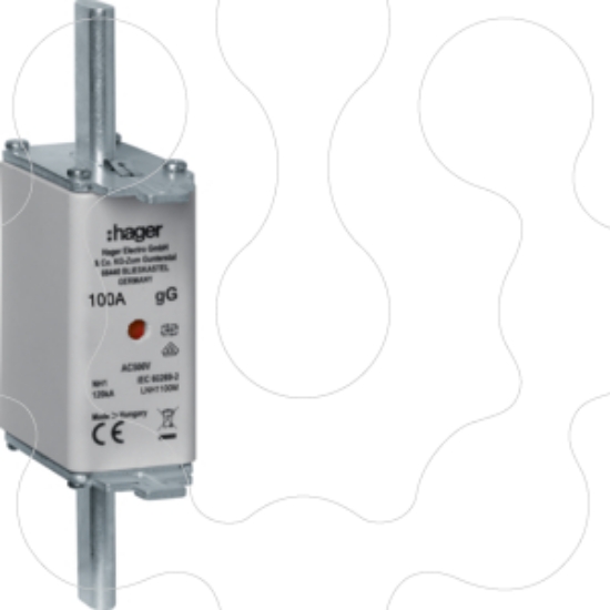 Imagem de Fusivel de facas NH1C gG 100A 500V