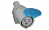 Imagem de Tomada de parede Industrial IP44 para cabos de 8 -13 mm2 / 16 Ampere - Monofásica