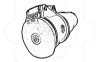 Imagem de Tomada móvel Industrial IP44 para cabos de 8 -13 mm2 / 16 Ampere - Monofásica