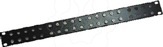 Imagem de Placa 1U Repartição de Sinal Coaxial (2400Mhz) com 16 Saídas - B-P037-16