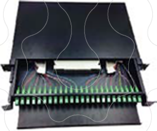 Imagem de Painel de fibra óptica 1U. 24 fibras para SC/APC (não inclui adaptadores AC/APC) - GPX-4820-24