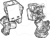 Imagem de Tomada RJ45 tipo AMP CAT6 para painel refª B-P008-24RJ45 - RJ45CAT6