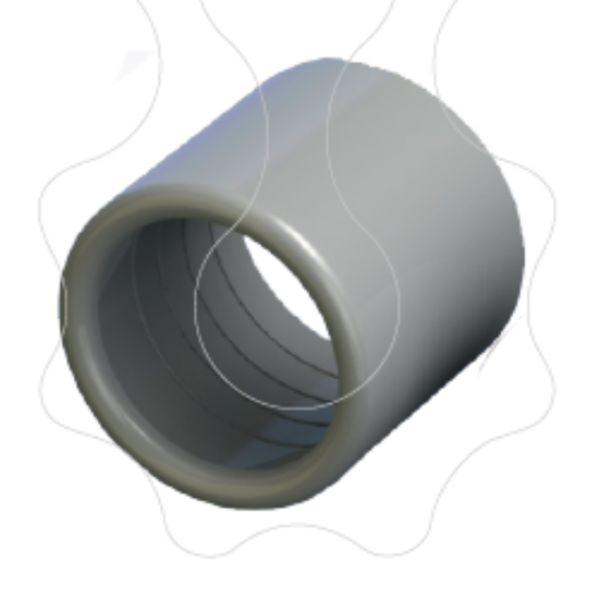 Imagem de Topo para tubo rígido VD LH - EC25