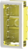 Imagem de Caixa de distribuição de encastrar (pladur e para reboco) - Caixa de encastrar 2 módulos 45x45