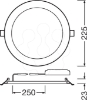 Imagem de DL SLIM ALU DN 205 22 W 3000 K WT