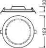 Imagem de DL SLIM DN 155 12 W 3000 K WT