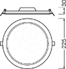 Imagem de DL SLIM DN   210 18 W 6500 K WT