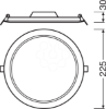 Imagem de DL SLIM DN   210 18 W 6500 K WT