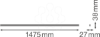 Imagem de LN COMP Batten 1500 25 W 3000 K