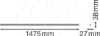 Imagem de LN COMP Batten 1500 25 W 3000 K