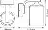 Imagem de ENDURA Classic Lantern Cylinder E27 Black
