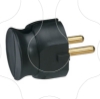 Imagem de FICHA 2P 16A  SAIDA LAT. PRETO