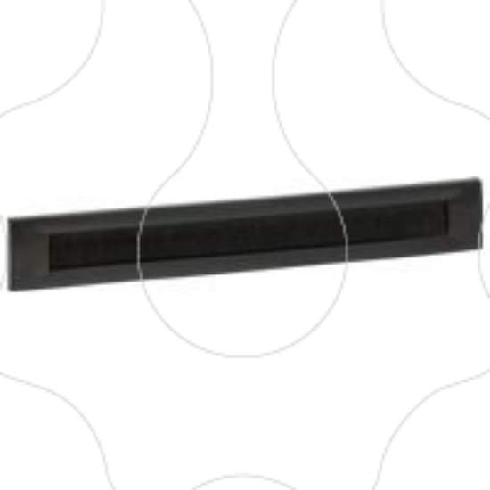 Imagem de Painéis passa fios 19" - 1U - Plástico com escova (fixação direta)