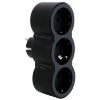 Imagem de FICHA TRIPLA 2P+T FRONT. PRETO