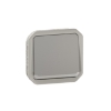 Imagem de Plexo IP 55 componível - Interruptor Bipolar 16 AX com sinalização, Cinzento