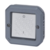 Imagem de Plexo IP 55 componível - Interruptor Bipolar 16 AX, Cinzento