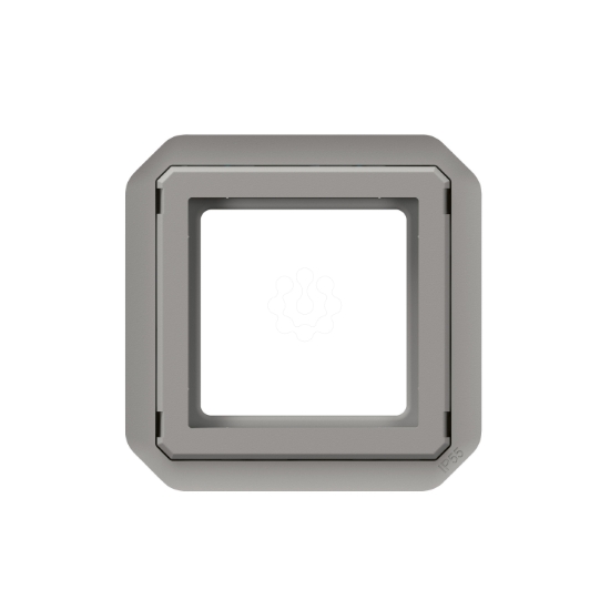 Imagem de Plexo IP 55 componível - Adaptador Mosaic sem tampa (IP 20), Cinzento