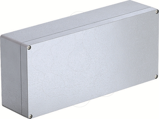 Imagem de Caixa de alumínio 360x160x91, AlG, P, cinzento prateado, 7001