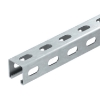 Imagem de Perfil perfuracao lateral rasgo 22mm 3000x41x41 St FT
