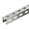 Imagem de Perfil perfuracao lateral rasgo 22mm 3000x41x41 A2 1.4301 2B