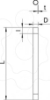 Imagem de Tubo metalico com rosca M20 3000mm St FT
