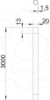 Imagem de Tubo metalico com rosca M20 3000mm St FT