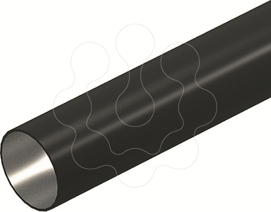 Imagem de Tubo metalico sem rosca O20 3000mm St PE50 preto 9005