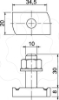 Imagem de Parafuso corredico para perfil MS4121/4141 M10x30mm St ZL