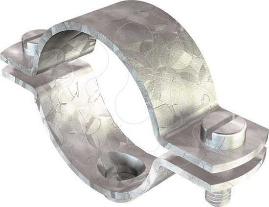 Imagem de Abraçadeira metálica com rosca M8 3/4", St, FT