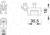 Imagem de Ferrolho para abraçadeira fita completo para modelo 927/1 V2A 1/4", A2, 1.4301