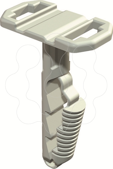 Imagem de Bucha rápida para abraçadeira 6x30mm, PA, cinzento claro, 7035