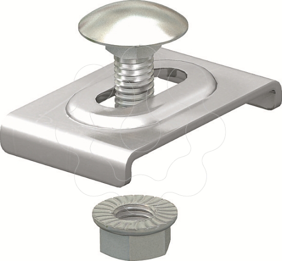 Imagem de Peca de aperto varao para fixacao de separador V4A 1.4401 2B