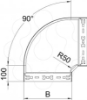 Imagem de Ângulo 90° com união de encaixe rápido 35x100, St, FS