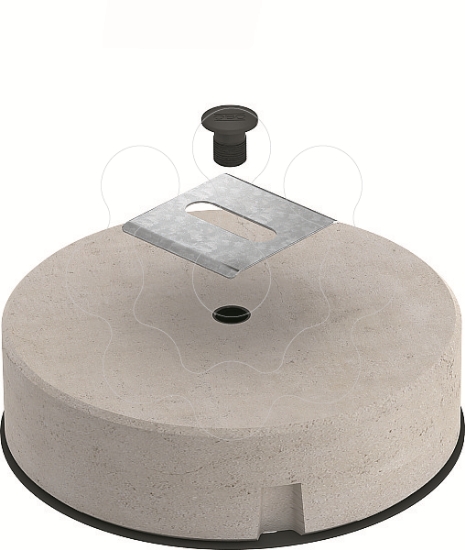 Imagem de Conjunto de montagem inclui pedra FangFix 295x295x84