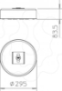 Imagem de Conjunto de montagem inclui pedra FangFix 295x295x84