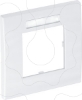 Imagem de Espelho Modul 45 simples 84x84mm PC branco puro 9010