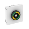 Imagem de Tomada de equipotencial 45x45mm PC branco puro 9010