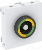 Imagem de Tomada de equipotencial 45x45mm PC branco puro 9010