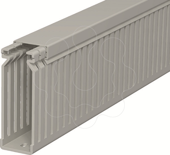 Imagem de Calha de cablagem 80x25x2000 PVC cinzento pedra 7030