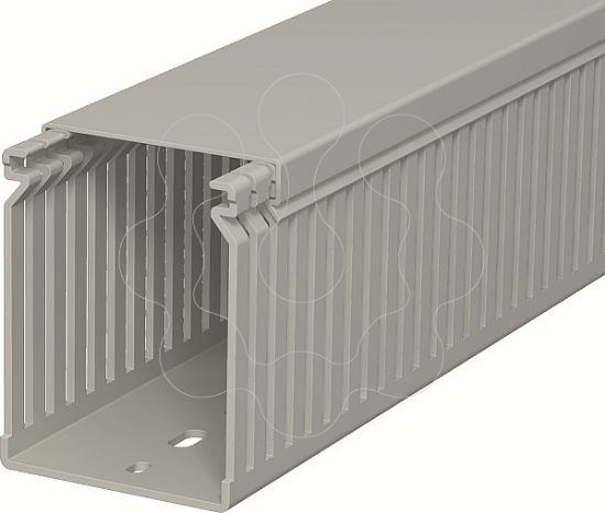 Imagem de Calha de cablagem 80x60x2000 PVC cinzento pedra 7030