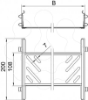 Imagem de Conjunto de uniao rapida para caminho de cabos Magic 60x100x200 St FS