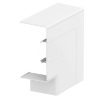 Imagem de Angulo plano Tampa de montagem 142x142x56 PC/ABS branco puro 9010