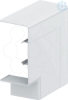 Imagem de Angulo plano Tampa de montagem 142x142x56 PC/ABS branco puro 9010