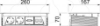 Imagem de Deskbox oscilante para montagem embutida em mesa 260x167x68 A2 1.4301