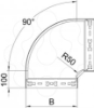 Imagem de Ângulo 90° com união de encaixe rápido 110x100, St, FS