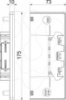 Imagem de Topo 70x170mm PVC branco puro 9010